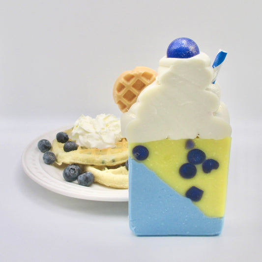 Blueberry Breakfast Frosted Soap