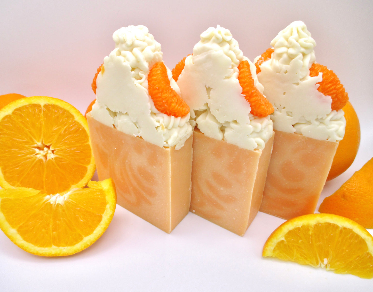 Candied Orange Cream Frosted Soap